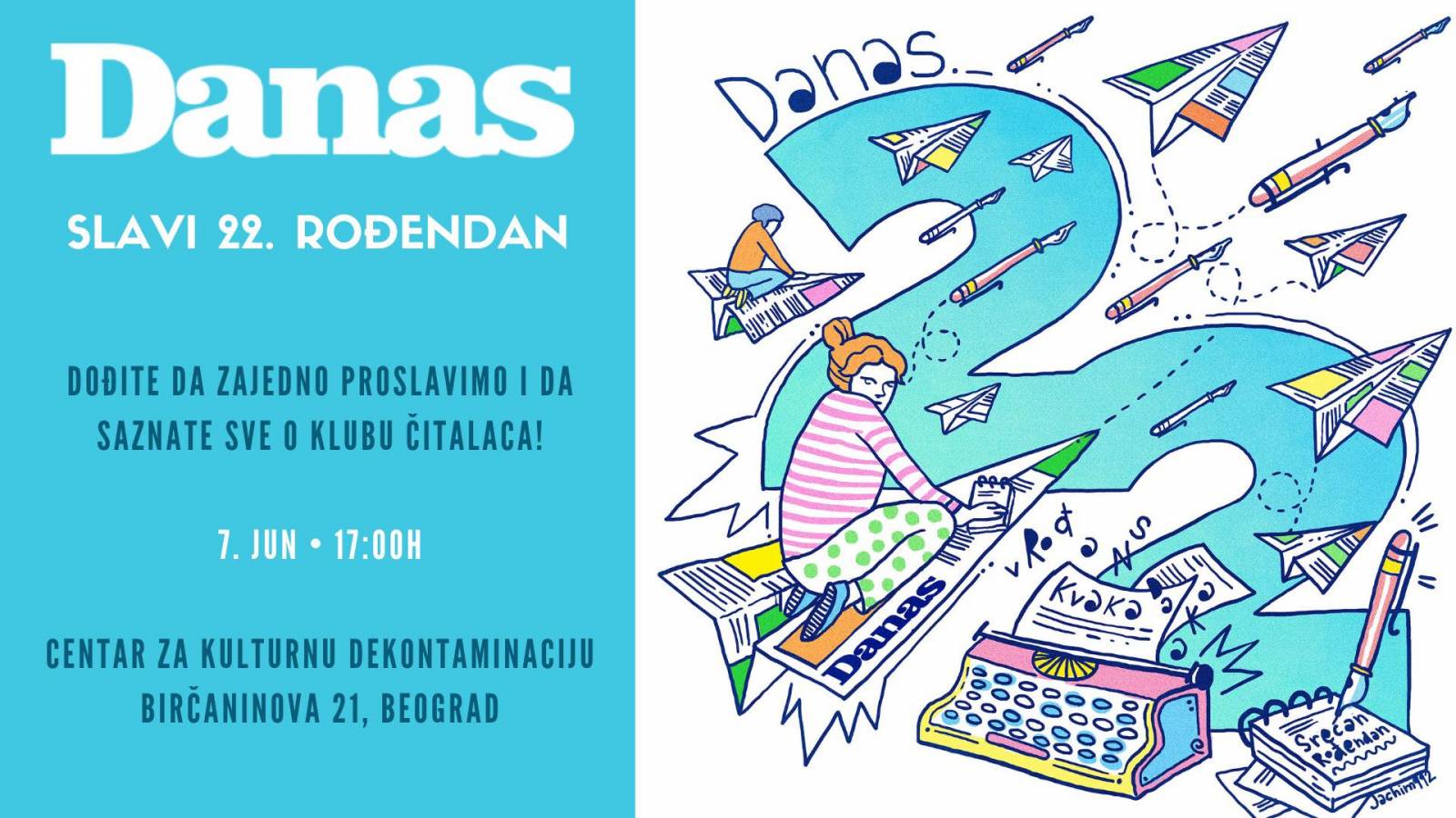 Danas The 22nd Birthday of the Newspaper Danas | CZKD